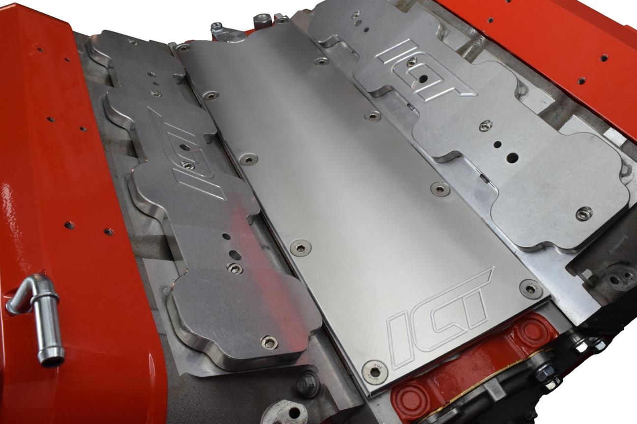 ICT Billet 551629 ICT Billet LS Lifter Valley Covers - Zander Auto Parts