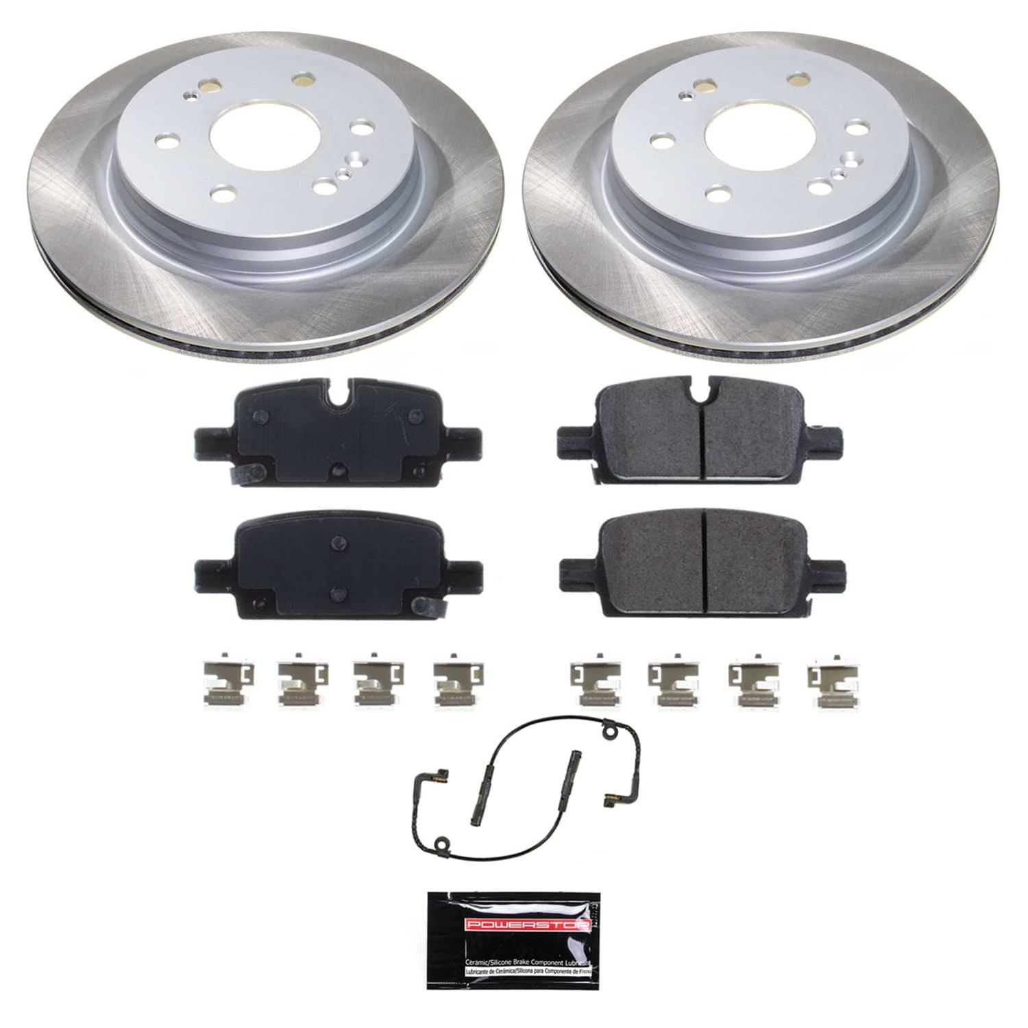 PowerStop SC8173 PowerStop Z17 Evolution Plus Semi-Coated Rotor Brake Kits - Zander Auto Parts