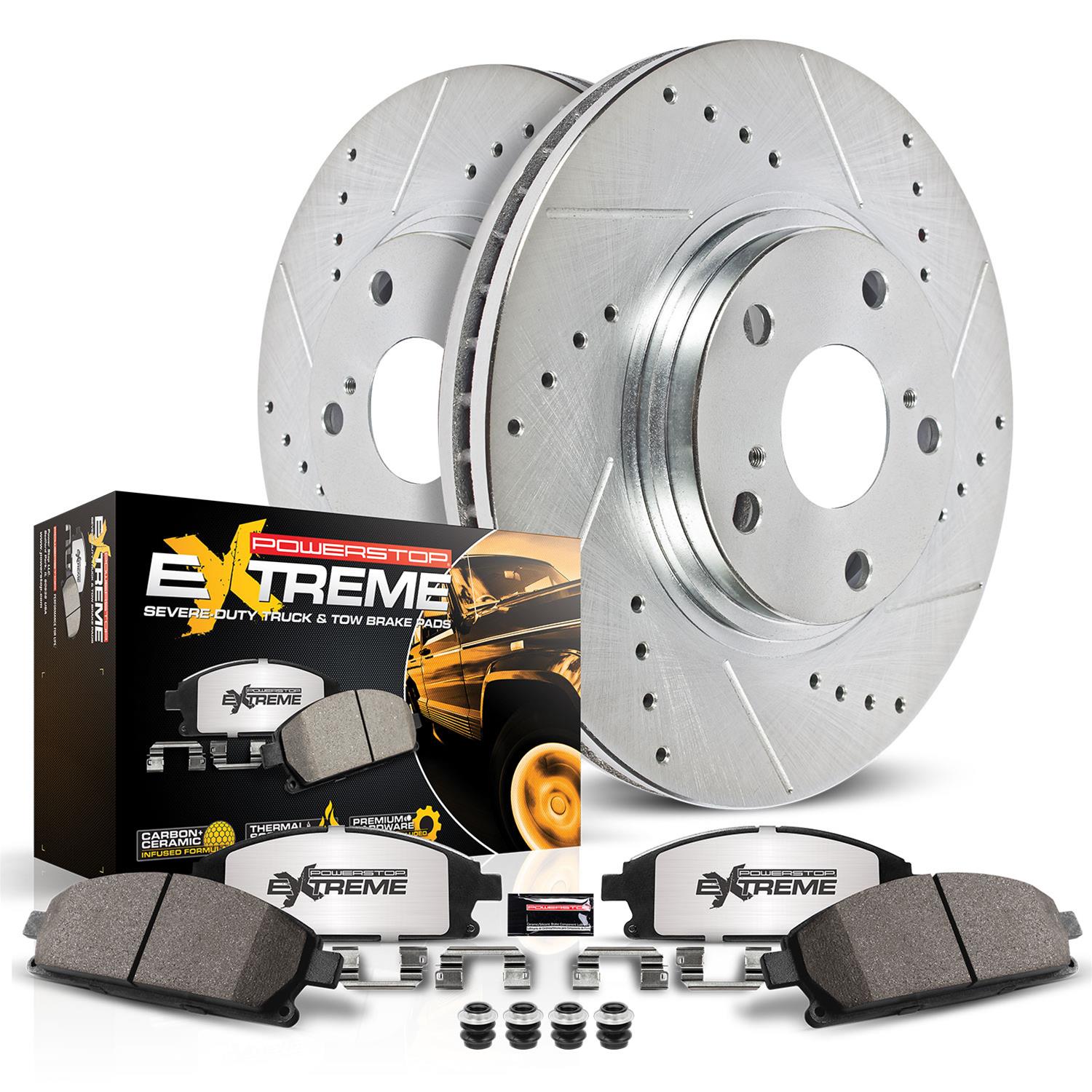 PowerStop K9210-36 PowerStop Z36 Truck and Tow Brake Upgrade Kits - Zander Auto Parts