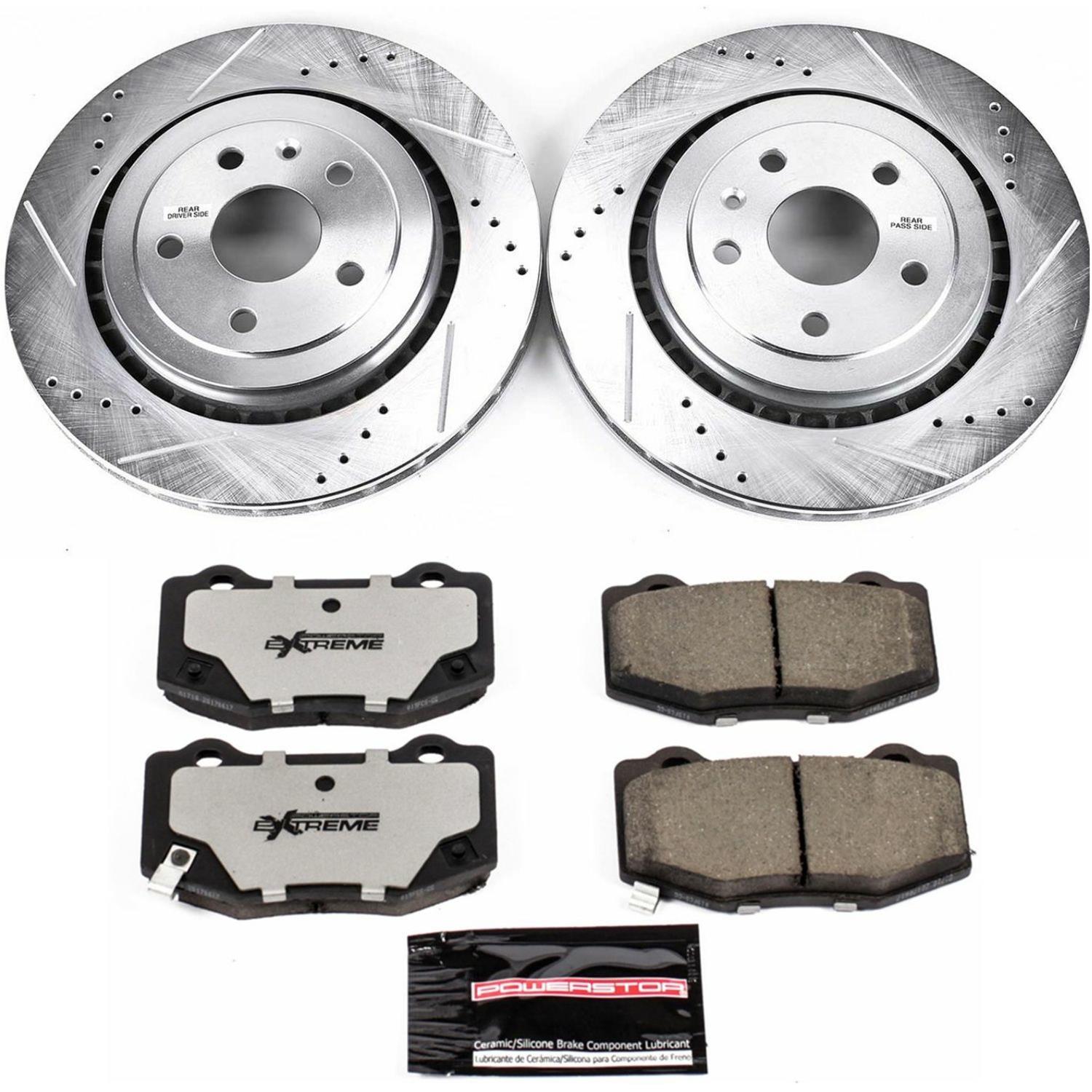 PowerStop K7045-26 PowerStop Z26 Street Warrior Brake Upgrade Kits - Zander Auto Parts