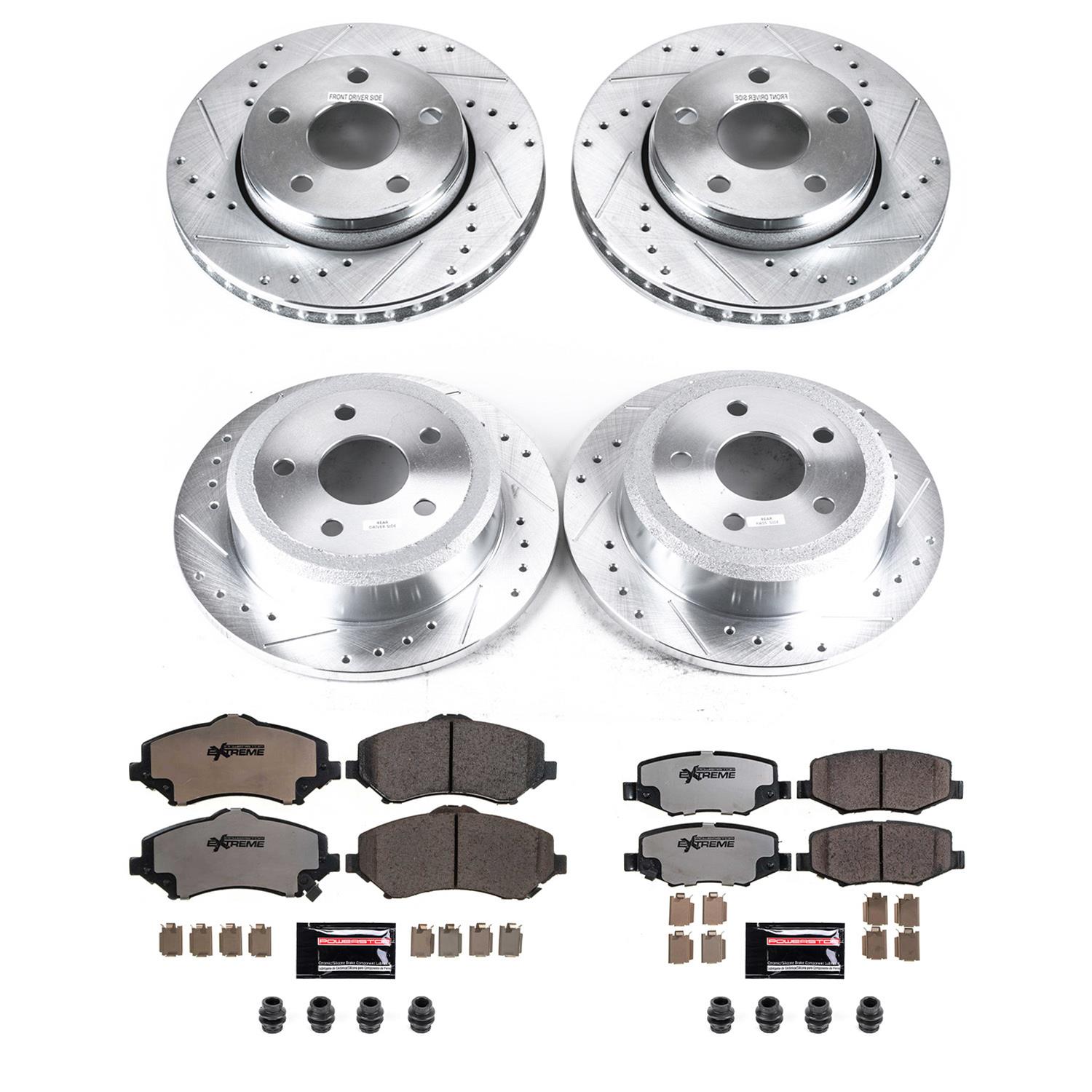 PowerStop K2798-36 PowerStop Z36 Truck and Tow Brake Upgrade Kits - Zander Auto Parts
