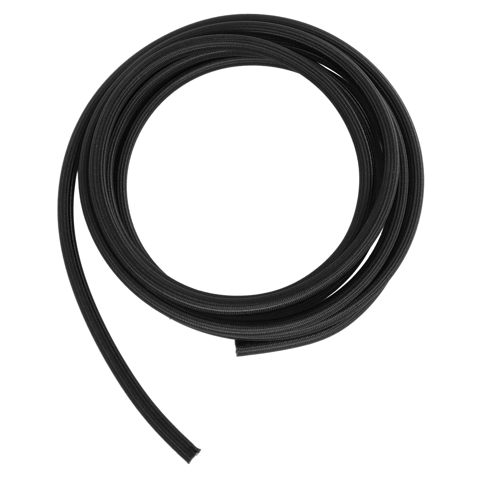 Summit Racing SUM-H2-10-20-BLK Summit Racing™ PTFE Nylon Braided Hoses - Zander Auto Parts