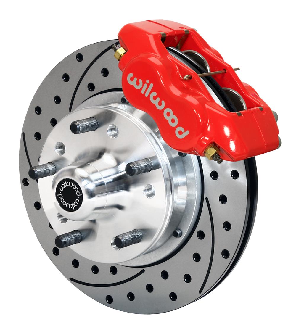 Wilwood Disc Brakes 140-10996-DR Wilwood Forged Dynalite Pro Series Front Disc Brake Kits - Zander Auto Parts