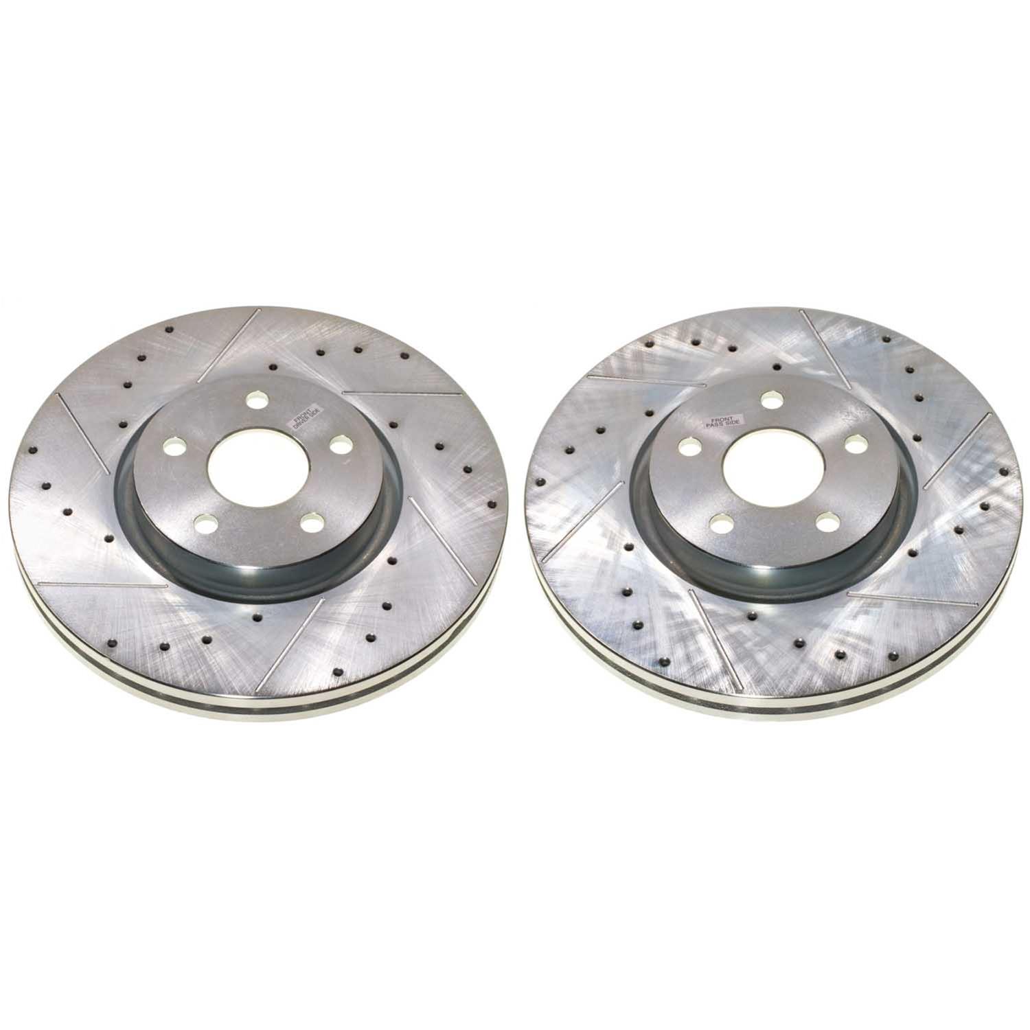 PowerStop AR83110XPR PowerStop Evolution Drilled and Slotted Rotors - Zander Auto Parts
