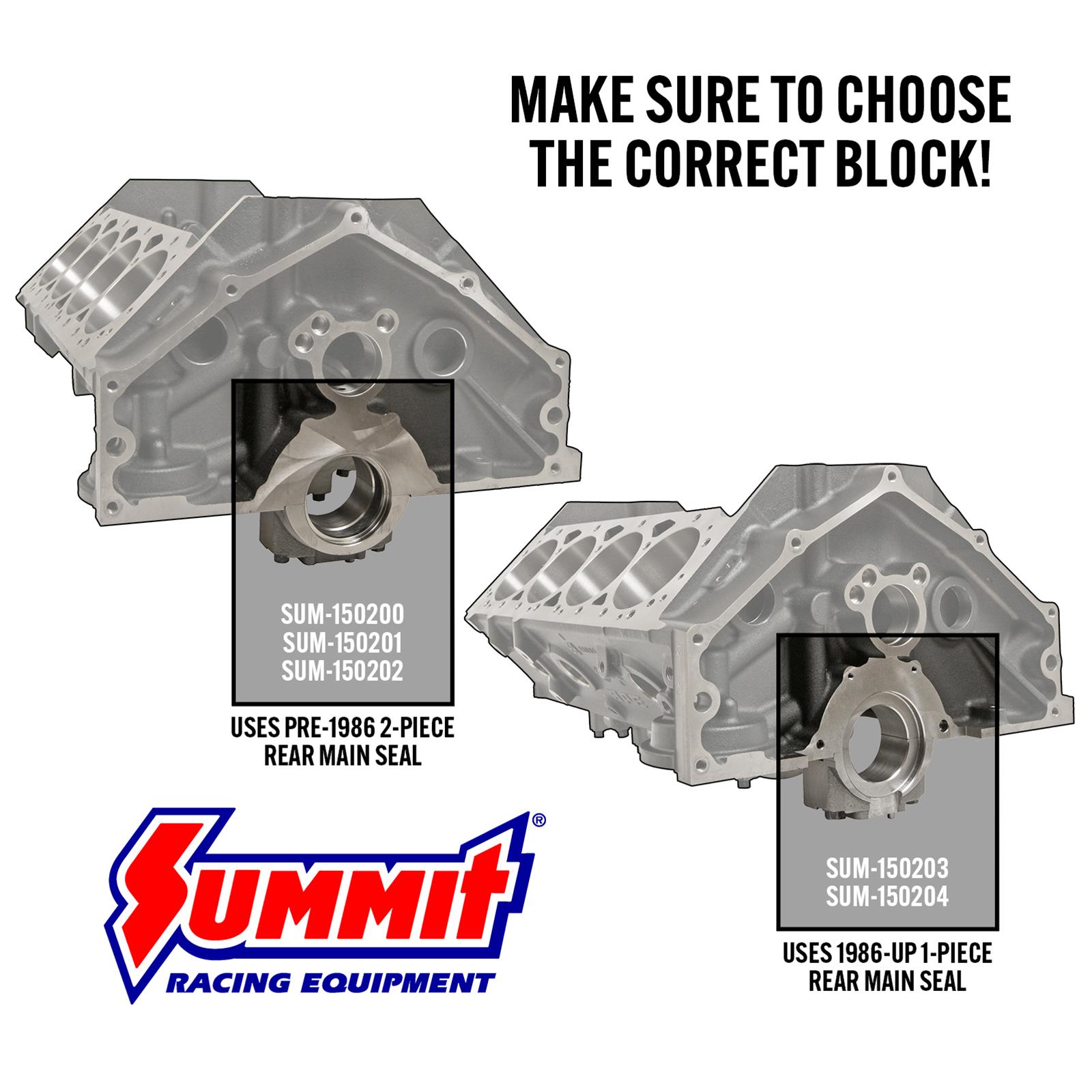 Summit Racing SUM-150200 Summit Racing™ SPC Engine Blocks - Zander Auto Parts