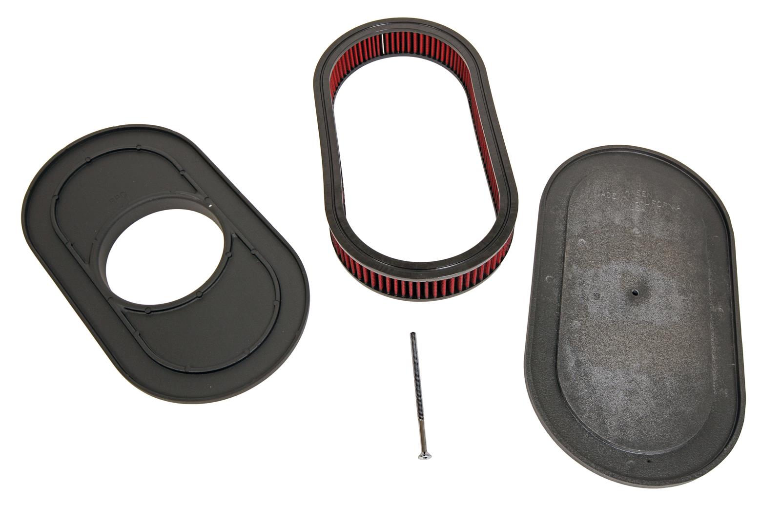 Summit Racing SUM-239054 Summit Racing™ Diecast Logo Aluminum Air Cleaners - Zander Auto Parts