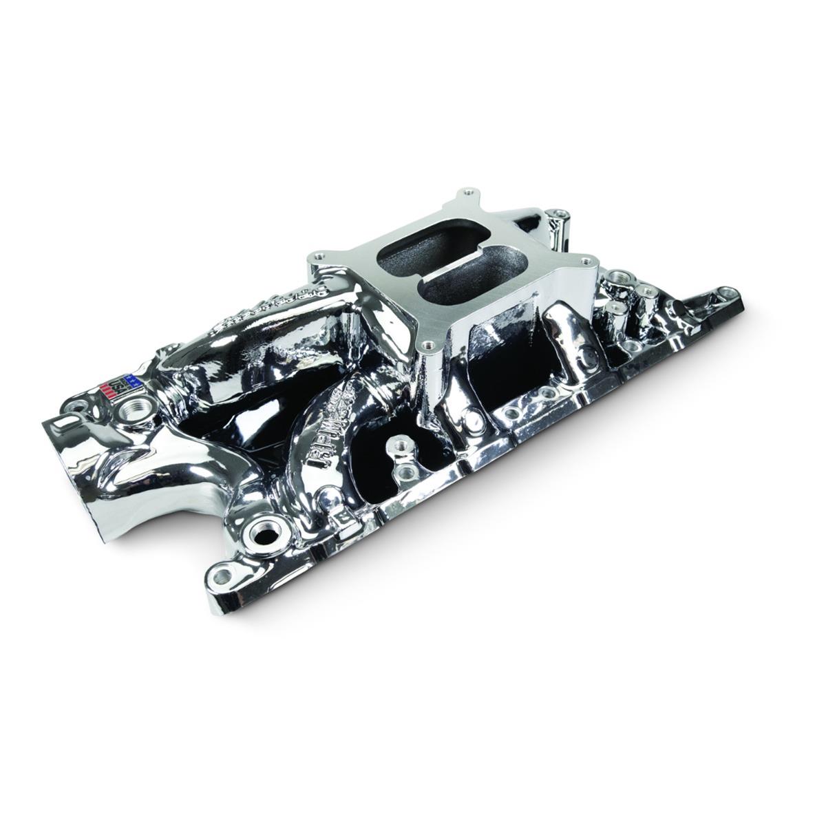Edelbrock 7521-CP Edelbrock Performer RPM Air-Gap Intake Manifolds - Zander Auto Parts