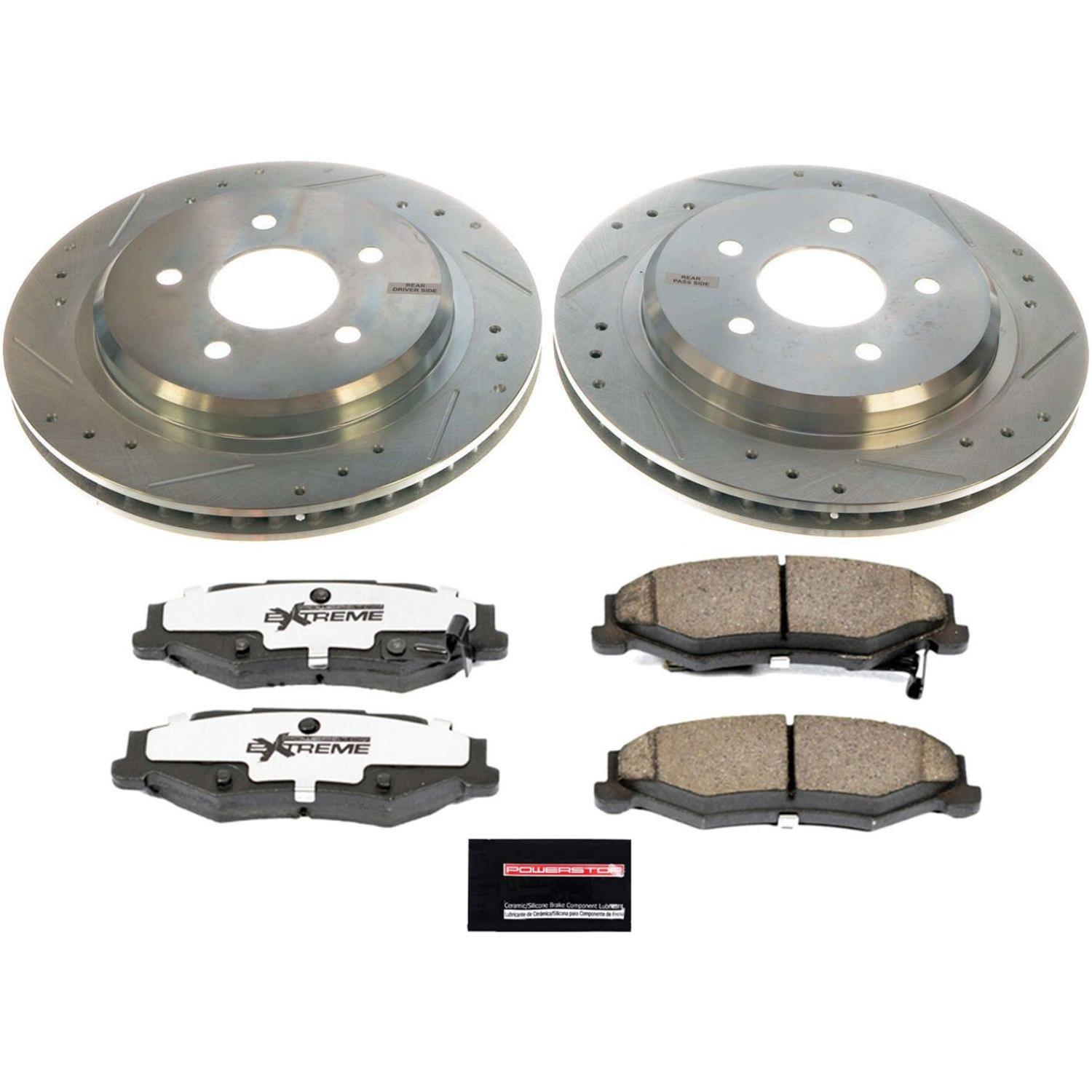 PowerStop K1563-26 PowerStop Z26 Street Warrior Brake Upgrade Kits - Zander Auto Parts