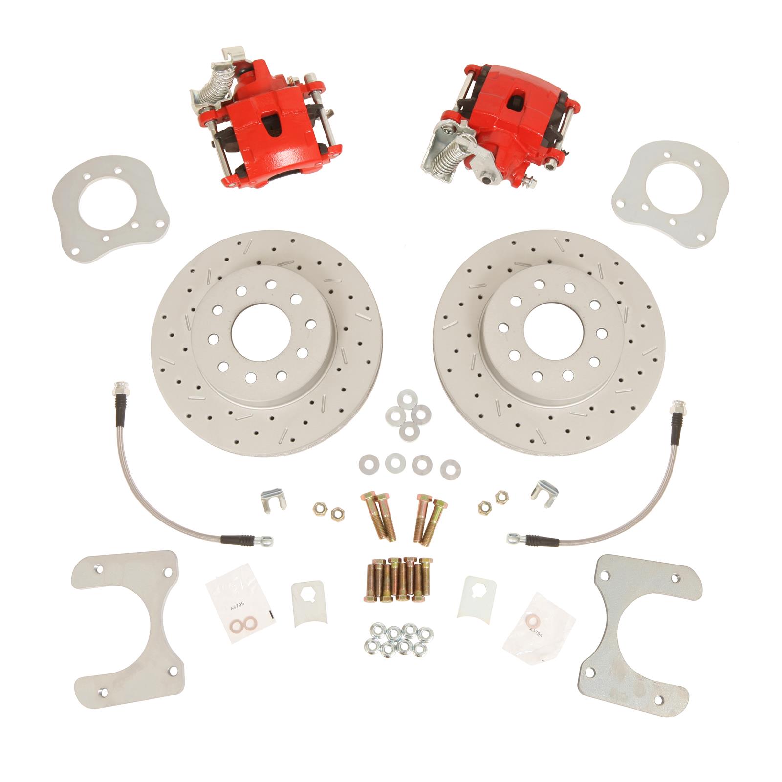 Summit Racing SUM-BK3011 Summit Racing™ Rear Drum-to-Disc Brake Conversion Kits - Zander Auto Parts