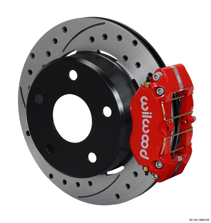 Wilwood Disc Brakes 140-13664-DR Wilwood DynaPro Lug-Mount Rear Parking Brake Kits - Zander Auto Parts