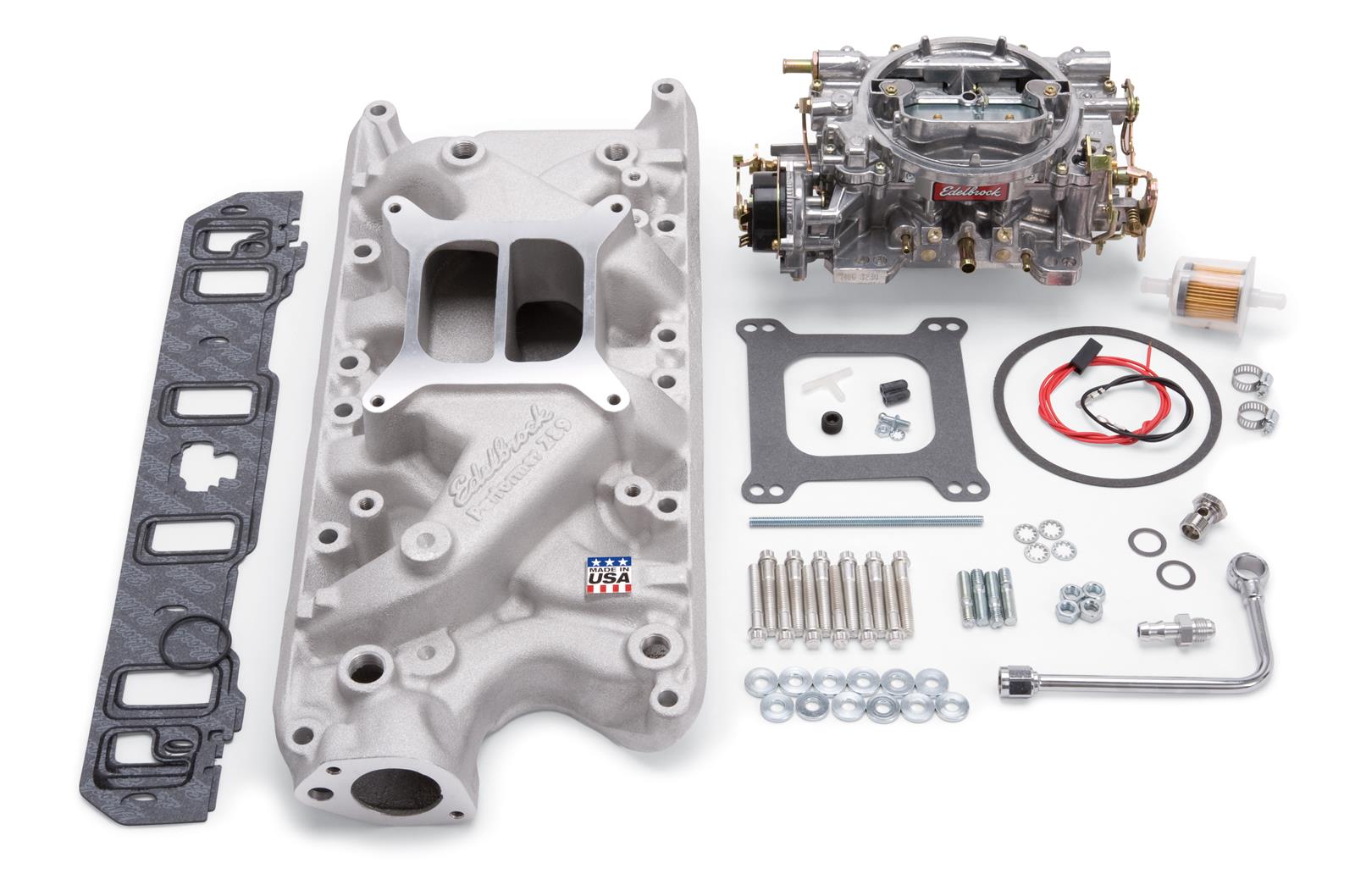 Edelbrock 2031 Edelbrock Performer Intake Manifold and Carburetor Kits - Zander Auto Parts