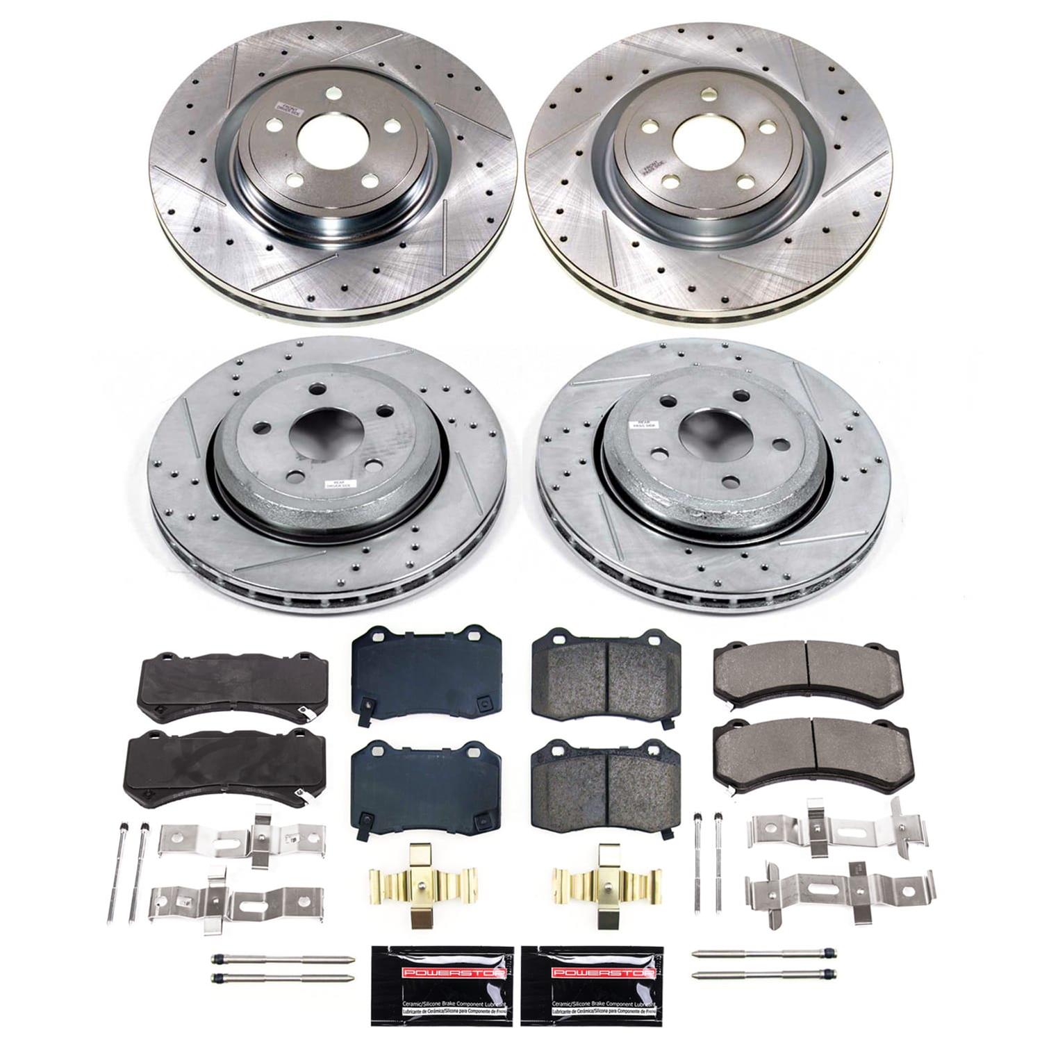 PowerStop K8903 PowerStop Z23 Evolution Sport Brake Upgrade Kits - Zander Auto Parts