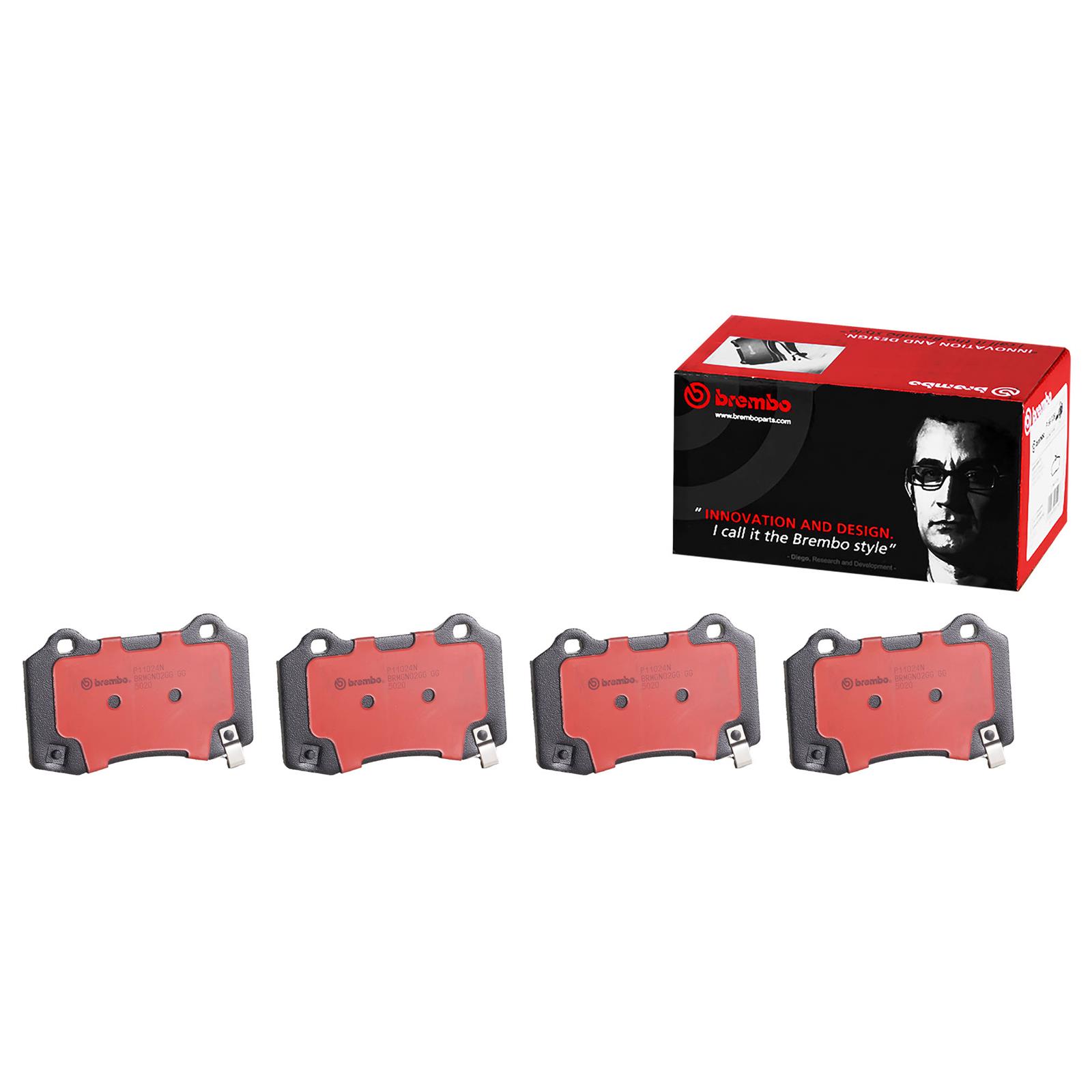 Brembo P11024N Brembo NAO Ceramic Brake Pads - Zander Auto Parts