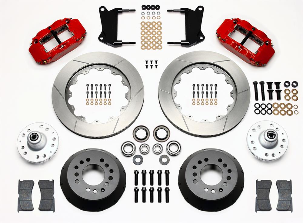 Wilwood Disc Brakes 140-15409-R Wilwood Forged Narrow Superlite 6R Big Brake Front Brake Kits - Zander Auto Parts