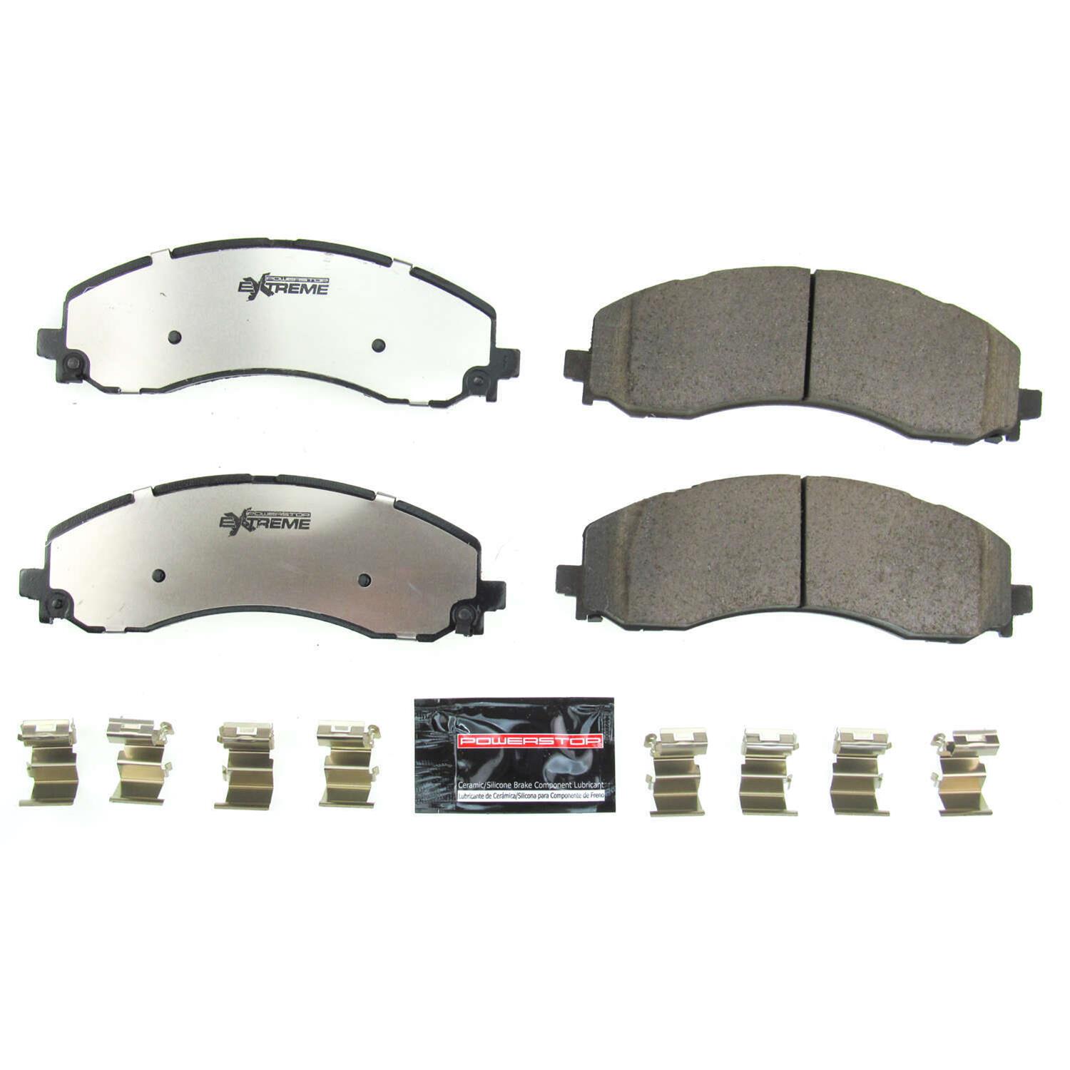 PowerStop Z36-2223 PowerStop Z36 Truck and Tow Brake Pads and Hardware Kits - Zander Auto Parts
