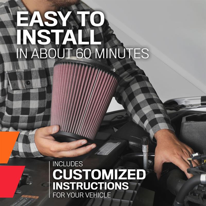 K&N 57-3010-1 K&N 57 Series FIPK Cold Air Intake Kits - Zander Auto Parts