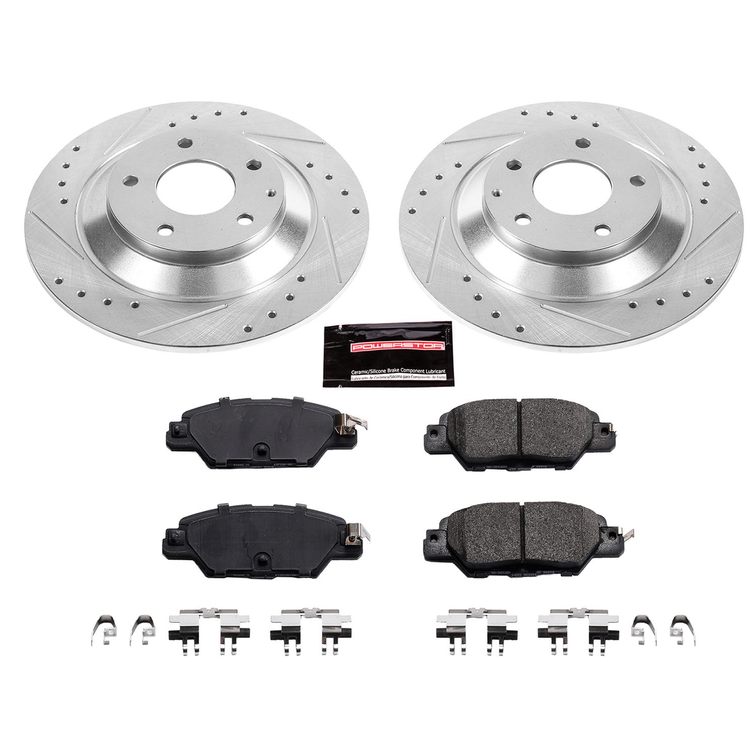 PowerStop K7516 PowerStop Z23 Evolution Sport Brake Upgrade Kits - Zander Auto Parts