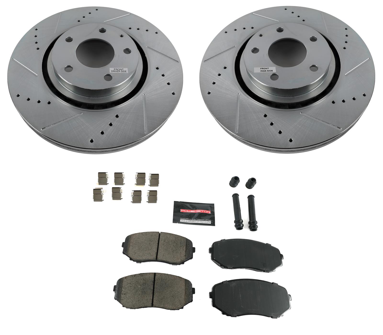 PowerStop K7690 PowerStop Z23 Evolution Sport Brake Upgrade Kits - Zander Auto Parts
