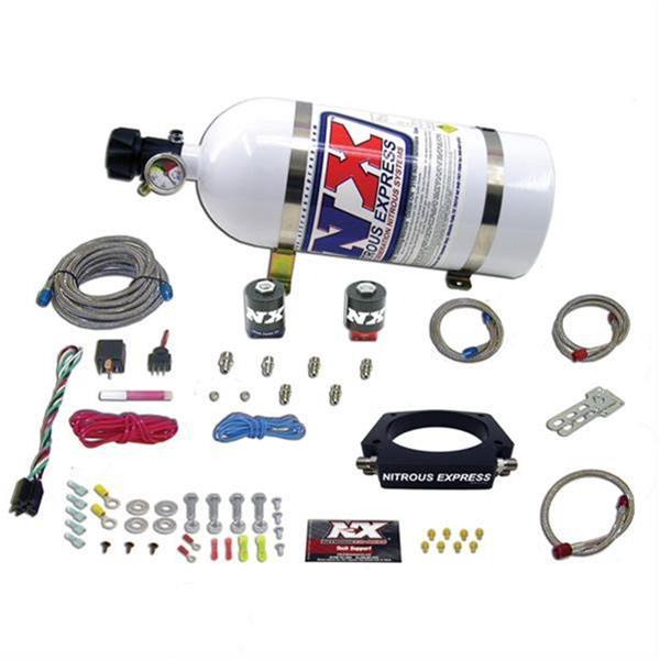 Nitrous Express (NX) 20933-10 Nitrous Express 4-Bolt Plate Nitrous Systems for GM LS Engine - Zander Auto Parts