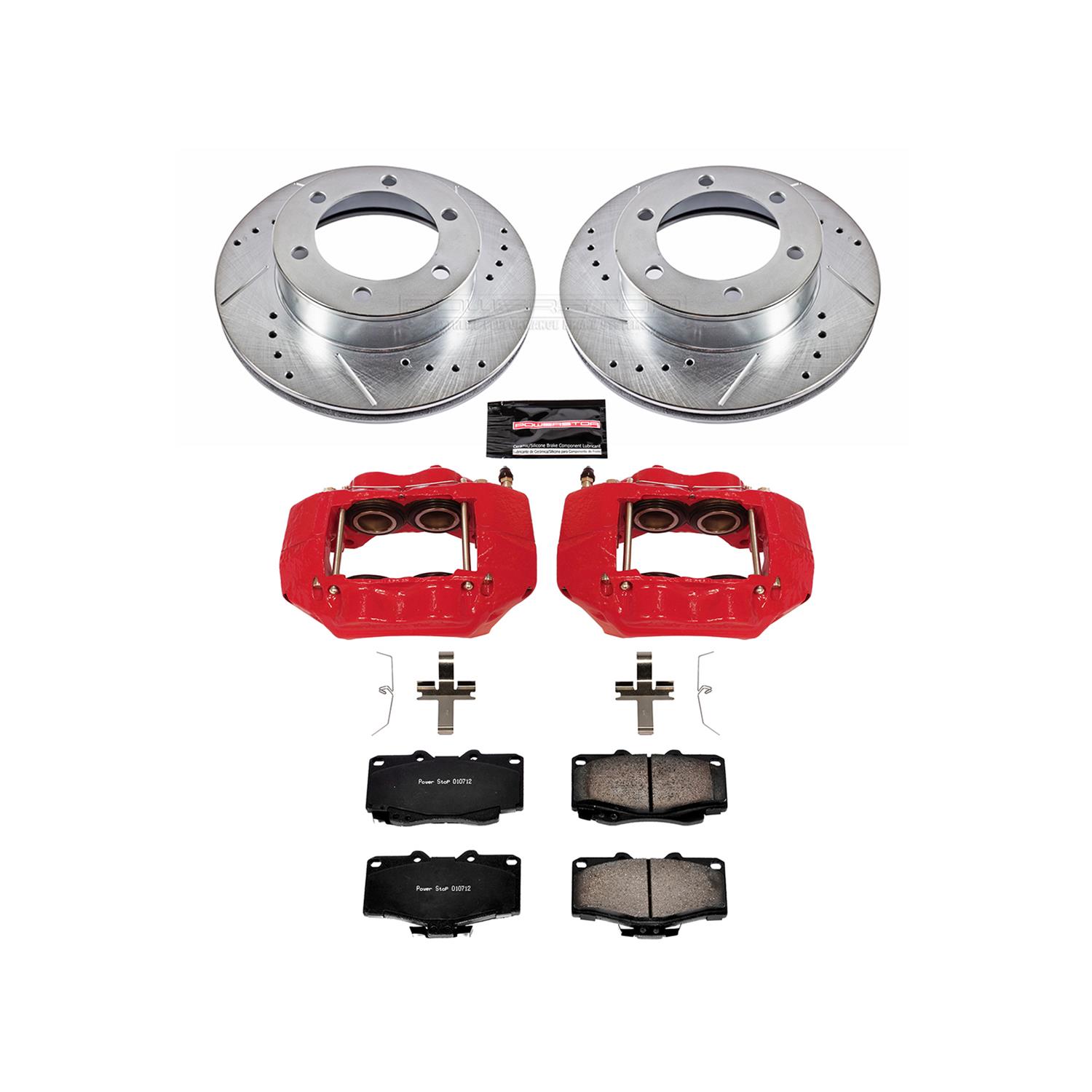 PowerStop KC1233A PowerStop Z23 Evolution Sport Brake Upgrade Kits with Calipers - Zander Auto Parts