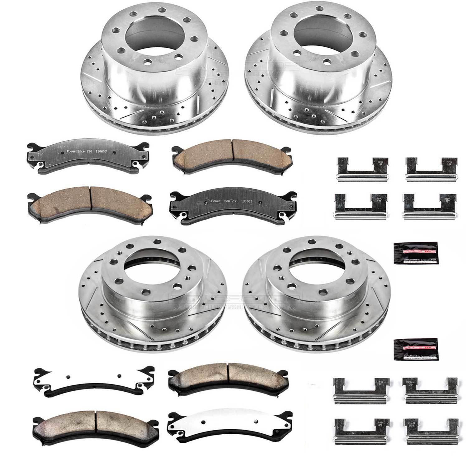 PowerStop K5338-36 PowerStop Z36 Truck and Tow Brake Upgrade Kits - Zander Auto Parts