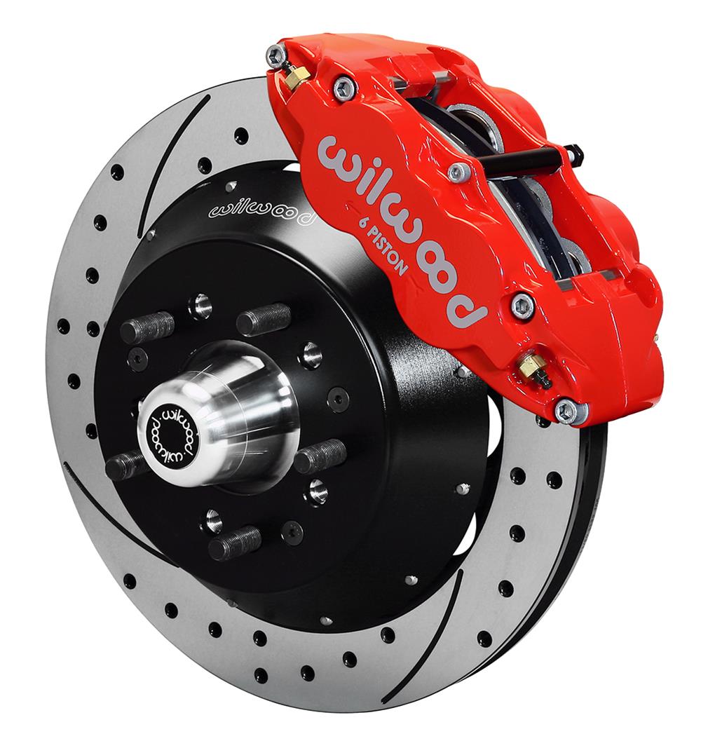 Wilwood Disc Brakes 140-9919-DR Wilwood Forged Narrow Superlite 6R Big Brake Front Brake Kits - Zander Auto Parts