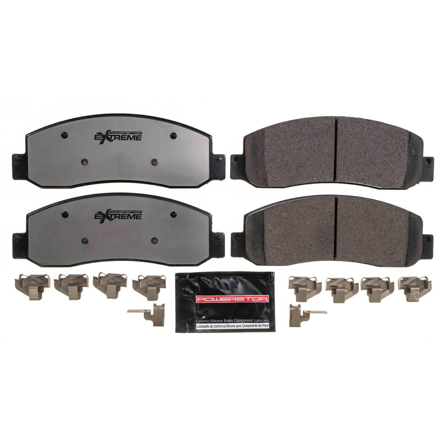 PowerStop Z36-1069 PowerStop Z36 Truck and Tow Brake Pads and Hardware Kits - Zander Auto Parts