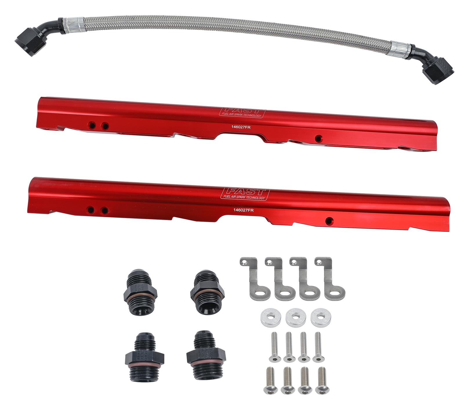 FAST 146028-KIT FAST LSX High-Flow Billet Fuel Rails - Zander Auto Parts