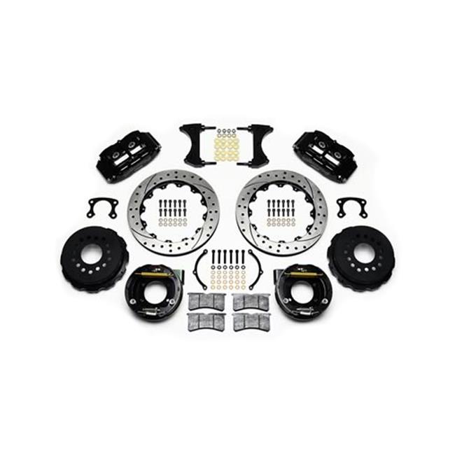 Wilwood Disc Brakes 140-9219-D Wilwood Forged Narrow Superlite 4R Big Brake Rear Parking Brake Kits - Zander Auto Parts