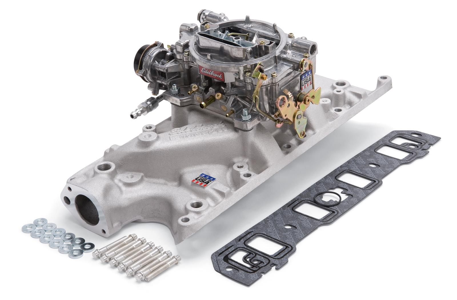 Edelbrock 2031 Edelbrock Performer Intake Manifold and Carburetor Kits - Zander Auto Parts