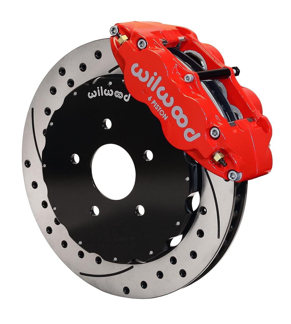 Wilwood Disc Brakes 140-9107-DR Wilwood Forged Narrow Superlite 6R Big Brake Front Brake Kits - Zander Auto Parts
