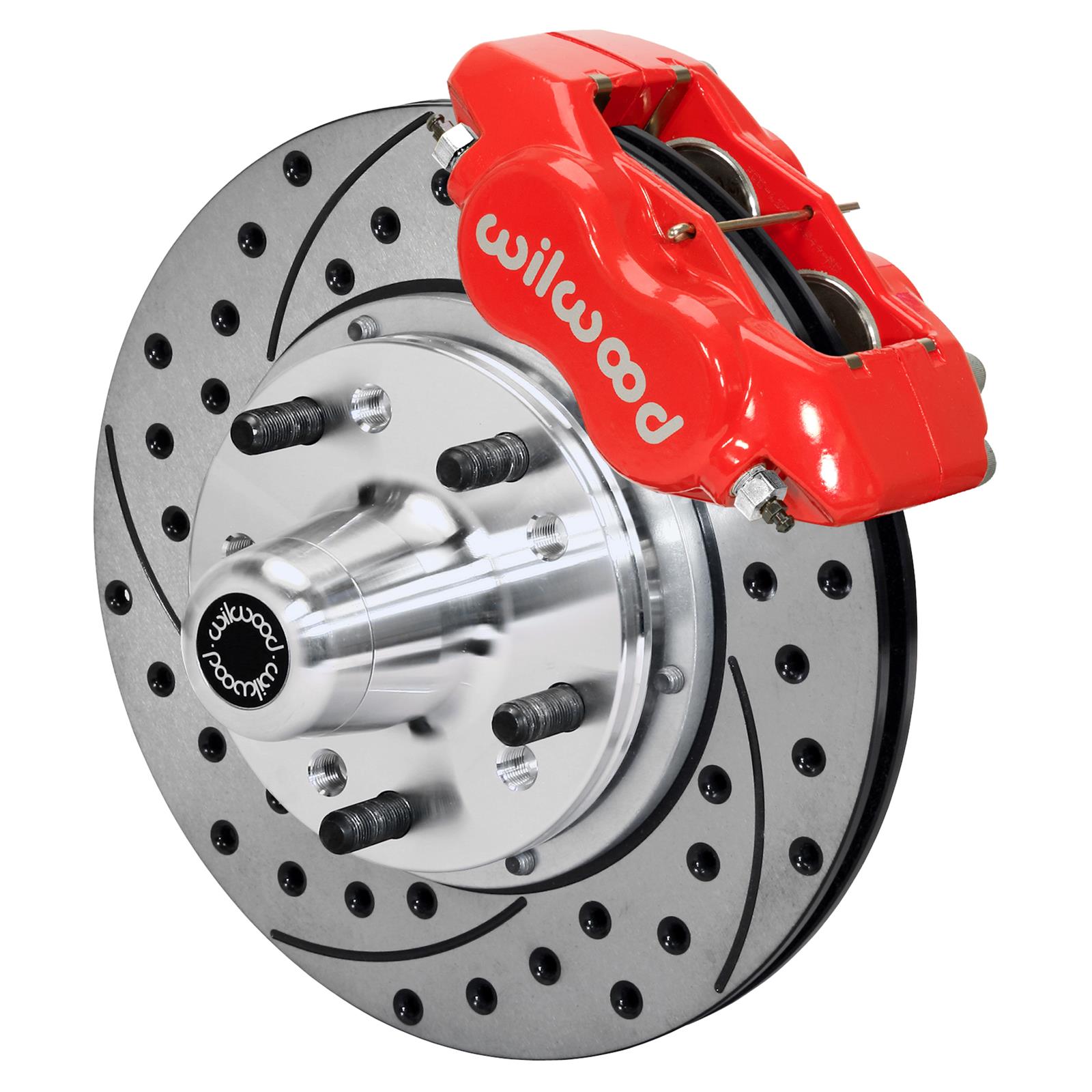 Wilwood Disc Brakes 140-12458-DR Wilwood Forged Dynalite Pro Series Front Disc Brake Kits - Zander Auto Parts