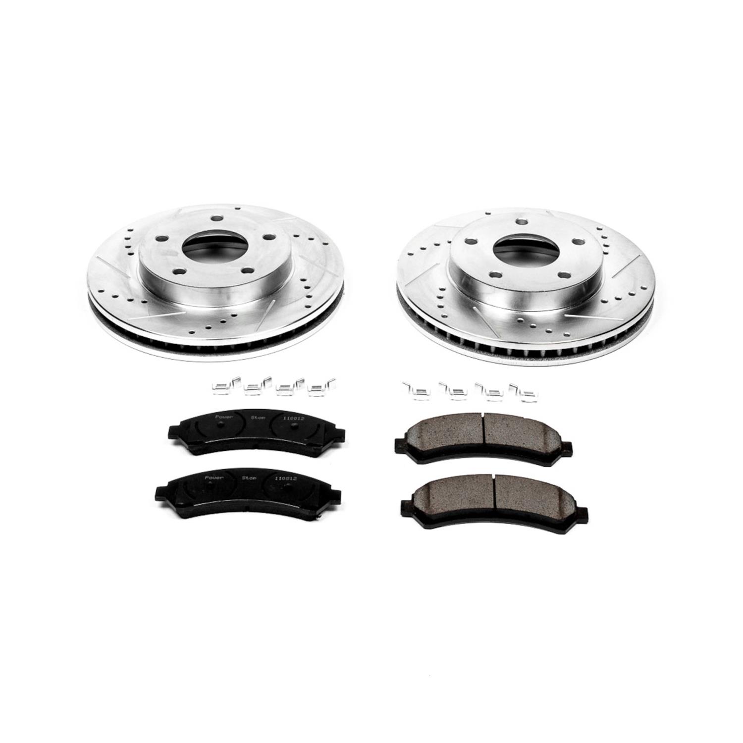PowerStop K2004 PowerStop Z23 Evolution Sport Brake Upgrade Kits - Zander Auto Parts