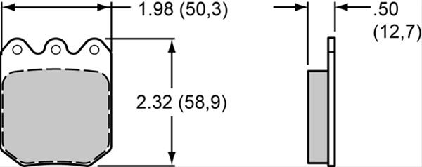 Wilwood Disc Brakes 150-9764K Wilwood Smart Pad BP-10 Brake Pads - Zander Auto Parts
