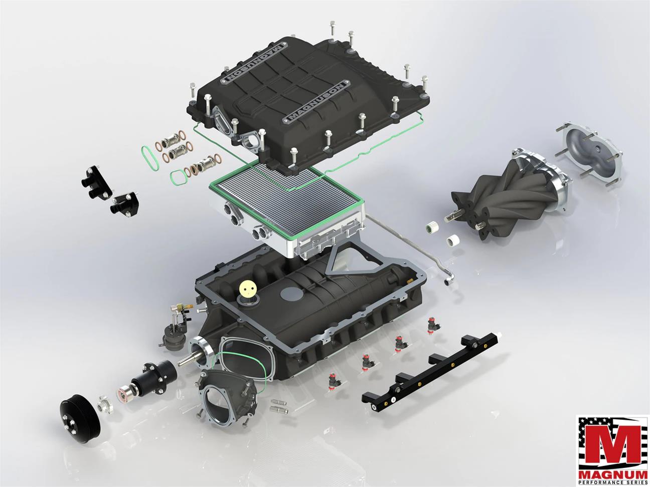 Magnuson Superchargers 01-26-62-370-BL Magnuson Magnum TVS2650 Supercharger Kits - Zander Auto Parts