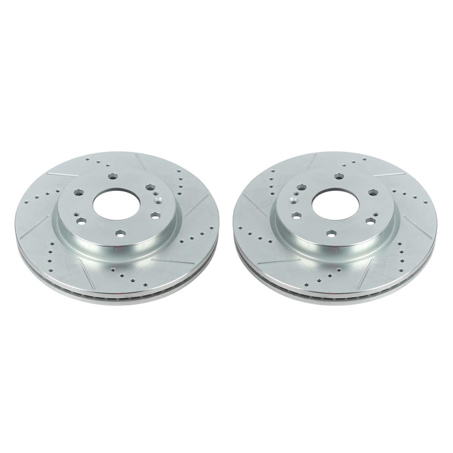 PowerStop AR84103XPR PowerStop Evolution Drilled and Slotted Rotors - Zander Auto Parts