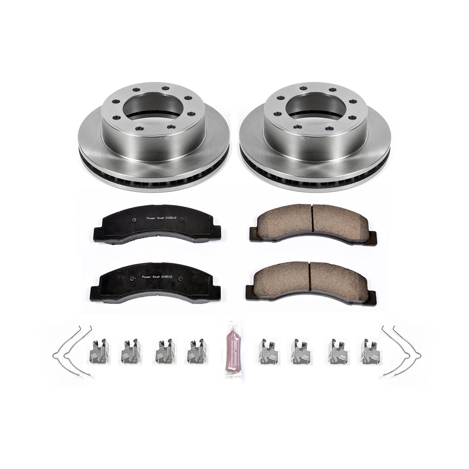PowerStop KOE1905 PowerStop Z17 Evolution Plus Stock Replacement Brake Kits - Zander Auto Parts