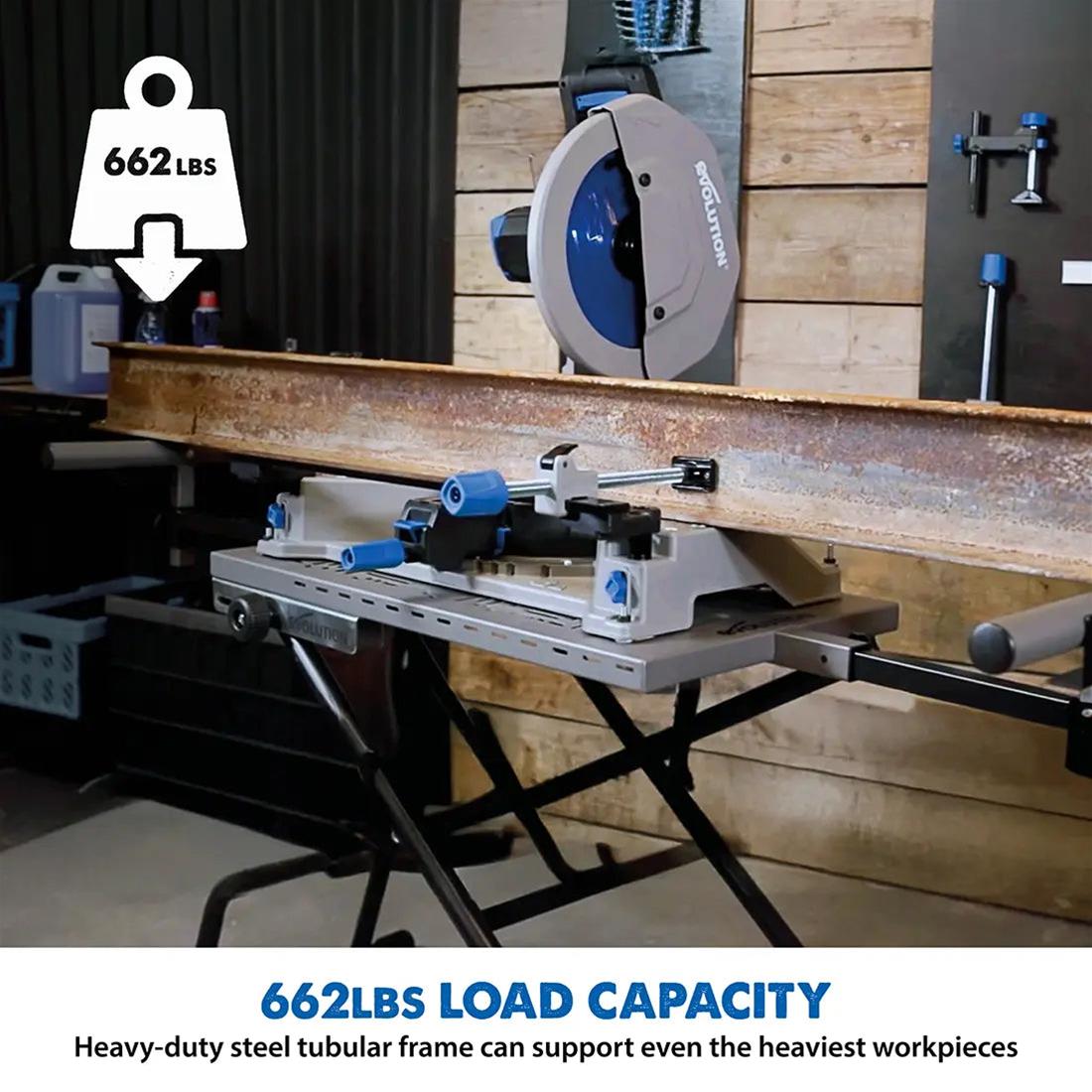 Evolution Powertools 133-0001 Evolution MCSSTAND Mitering Chop Saw Stands with Powerlift Assist - Zander Auto Parts