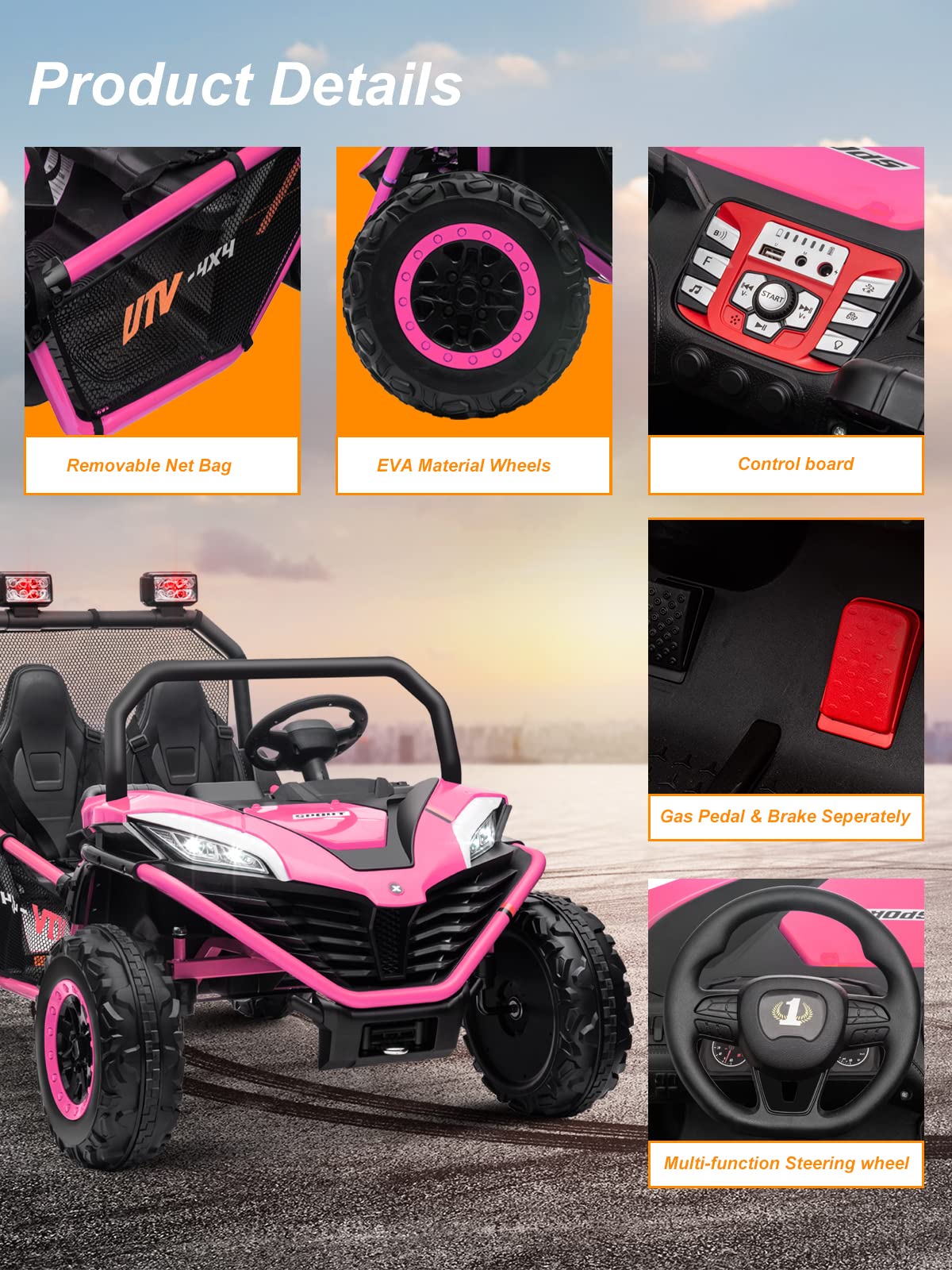 OTTARO Electric Vehicles Powerful Bluetooth - Zander Auto Parts