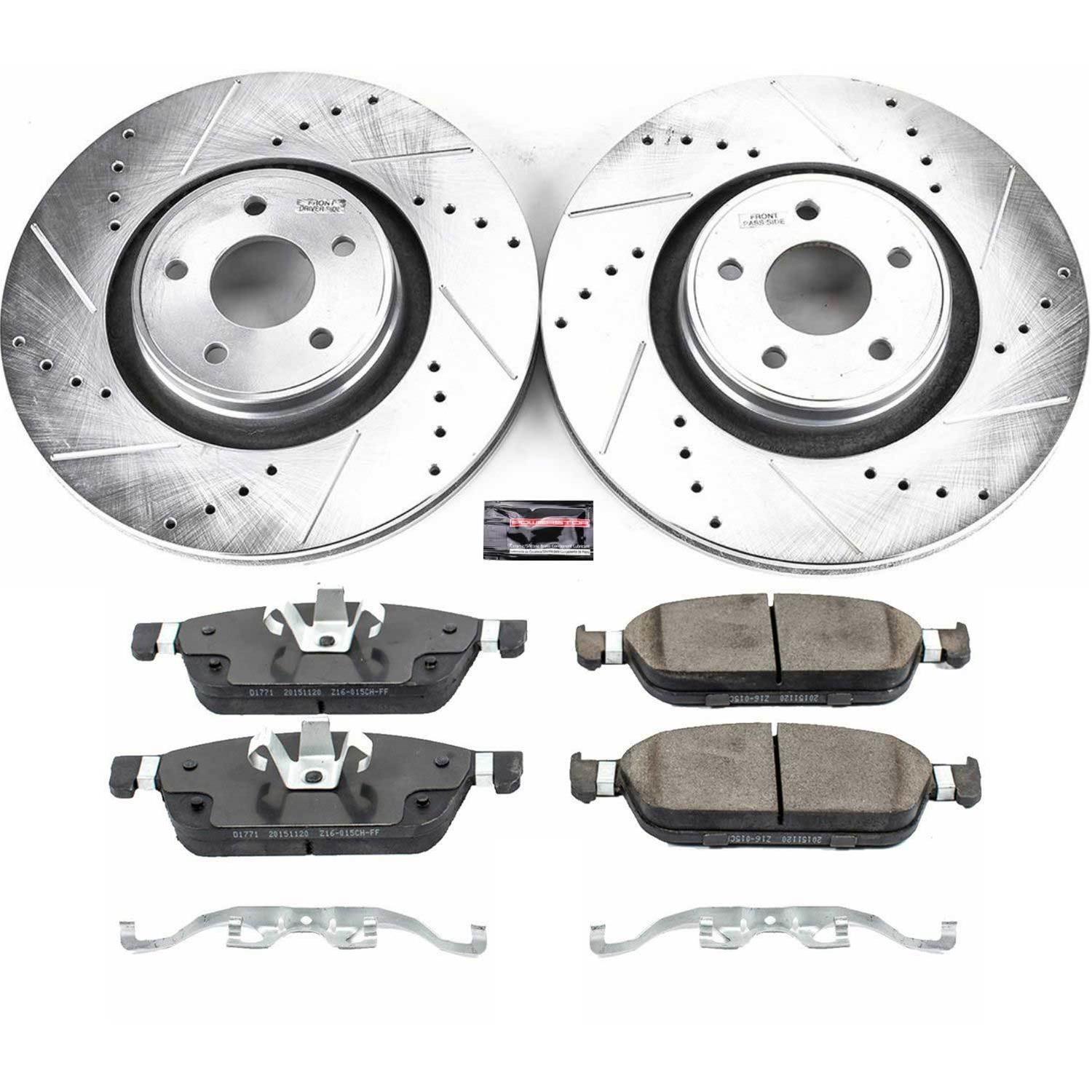 PowerStop K7147 PowerStop Z23 Evolution Sport Brake Upgrade Kits - Zander Auto Parts