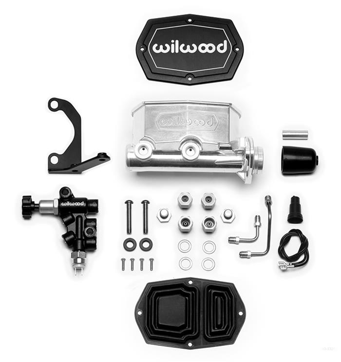 Wilwood Disc Brakes 261-14964-P Wilwood Aluminum Tandem Compact Master Cylinder Kits - Zander Auto Parts