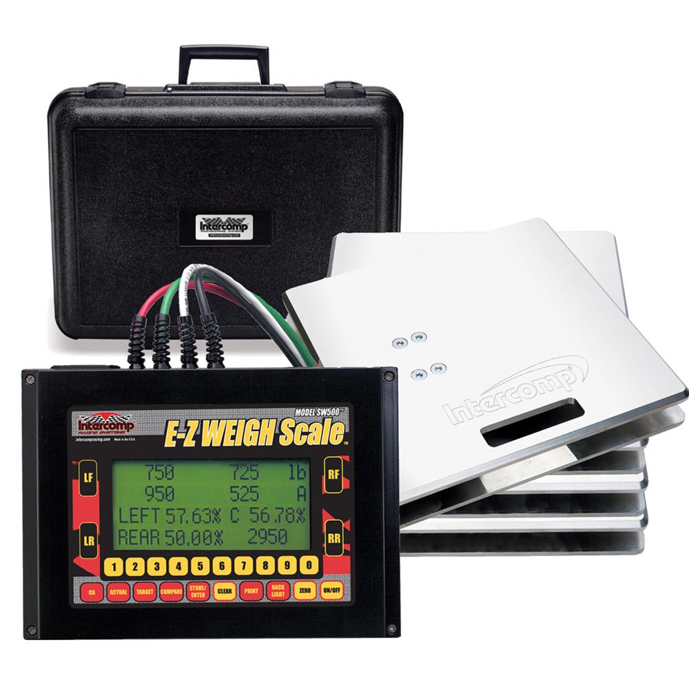 Intercomp 170125 Intercomp Racing SW500 E-Z Weigh Cabled Scale Systems - Zander Auto Parts