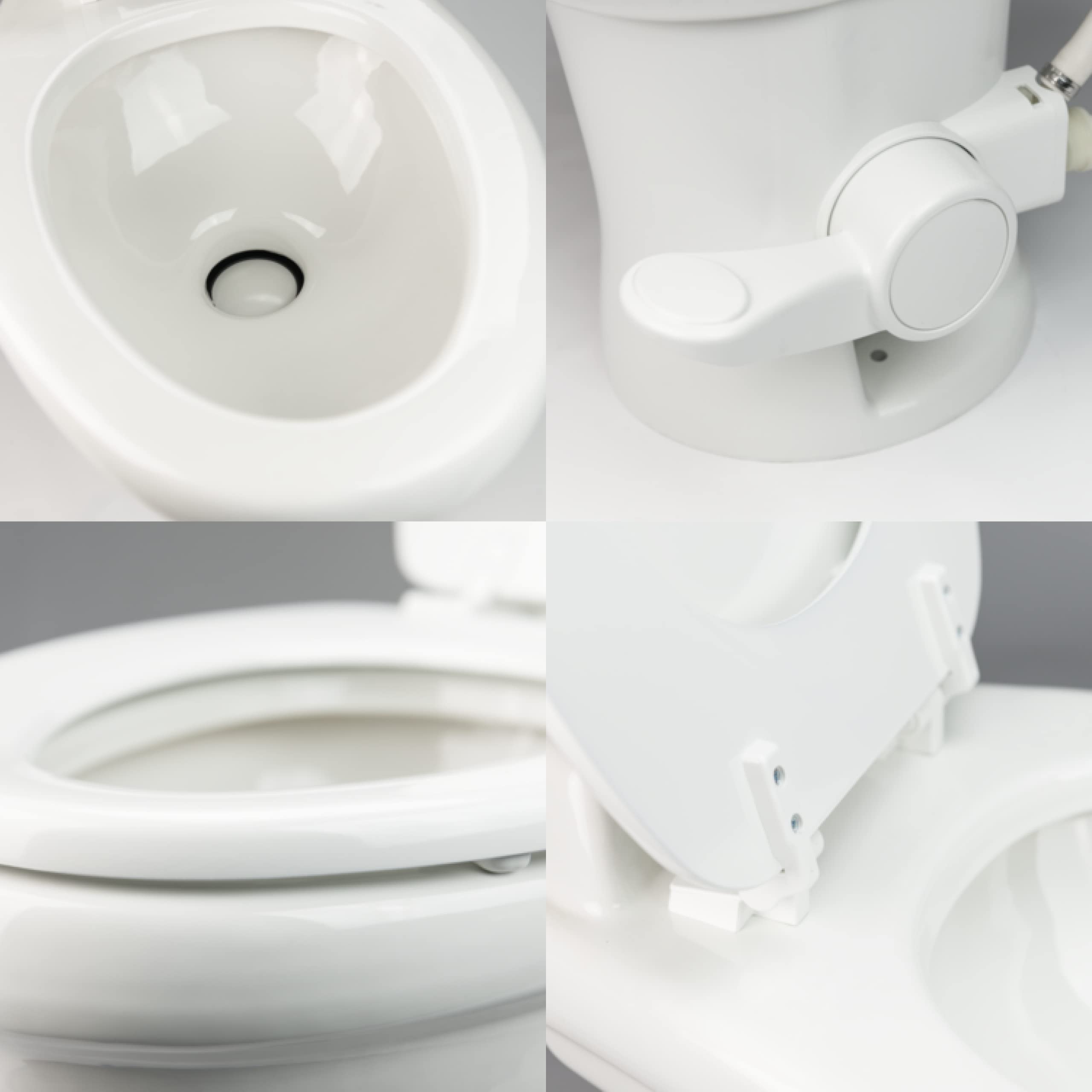 Dometic Standard Height Toilet White - Zander Auto Parts