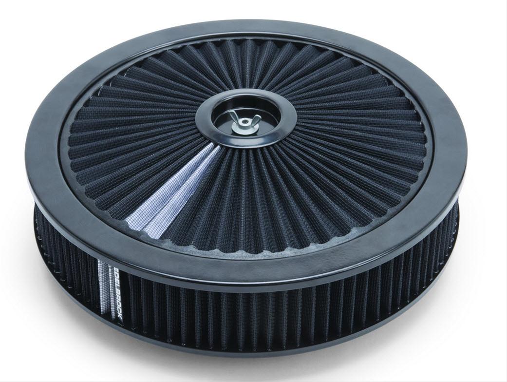 Edelbrock 43662 Edelbrock Pro-Flo High-Flow Series Air Cleaners - Zander Auto Parts