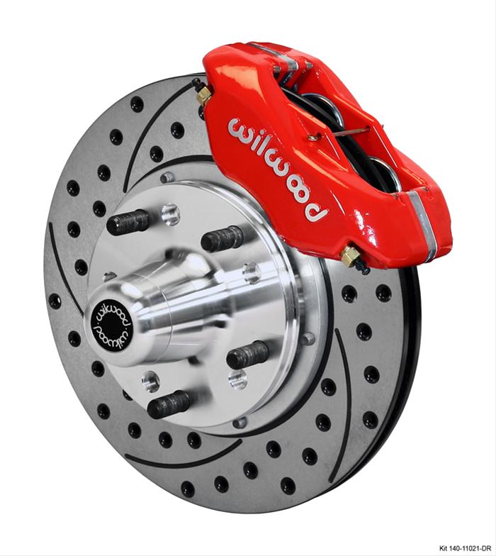 Wilwood Disc Brakes 140-11021-DR Wilwood Forged Dynalite Pro Series Front Disc Brake Kits - Zander Auto Parts