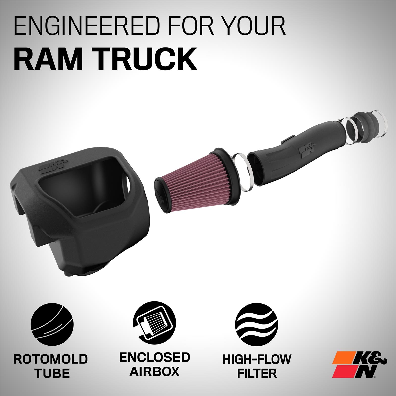 K&N 50-1598 K&N 50 Series NextGen Cold Air Intake Kits - Zander Auto Parts