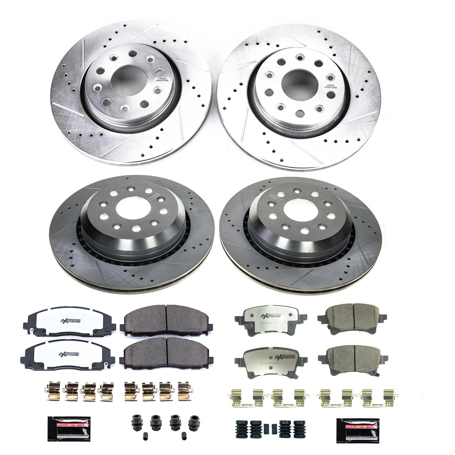 PowerStop K8509-36 PowerStop Z36 Truck and Tow Brake Upgrade Kits - Zander Auto Parts