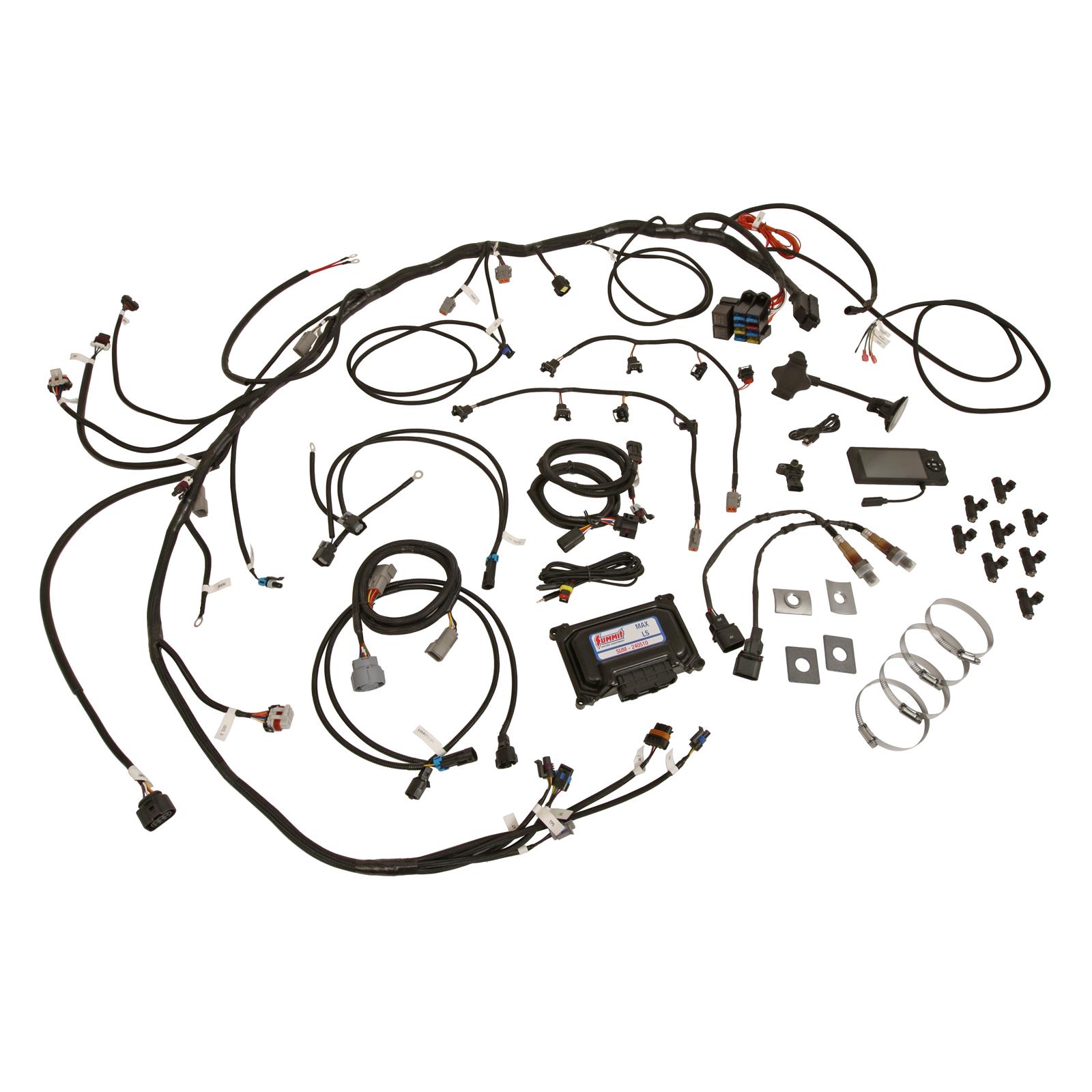Summit Racing SUM-240511-L92B Summit Racing™ Max EFI LS 750 Fuel Injection Systems - Zander Auto Parts