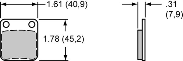 Wilwood Disc Brakes 150-12270K Wilwood Purple Compound Brake Pads - Zander Auto Parts