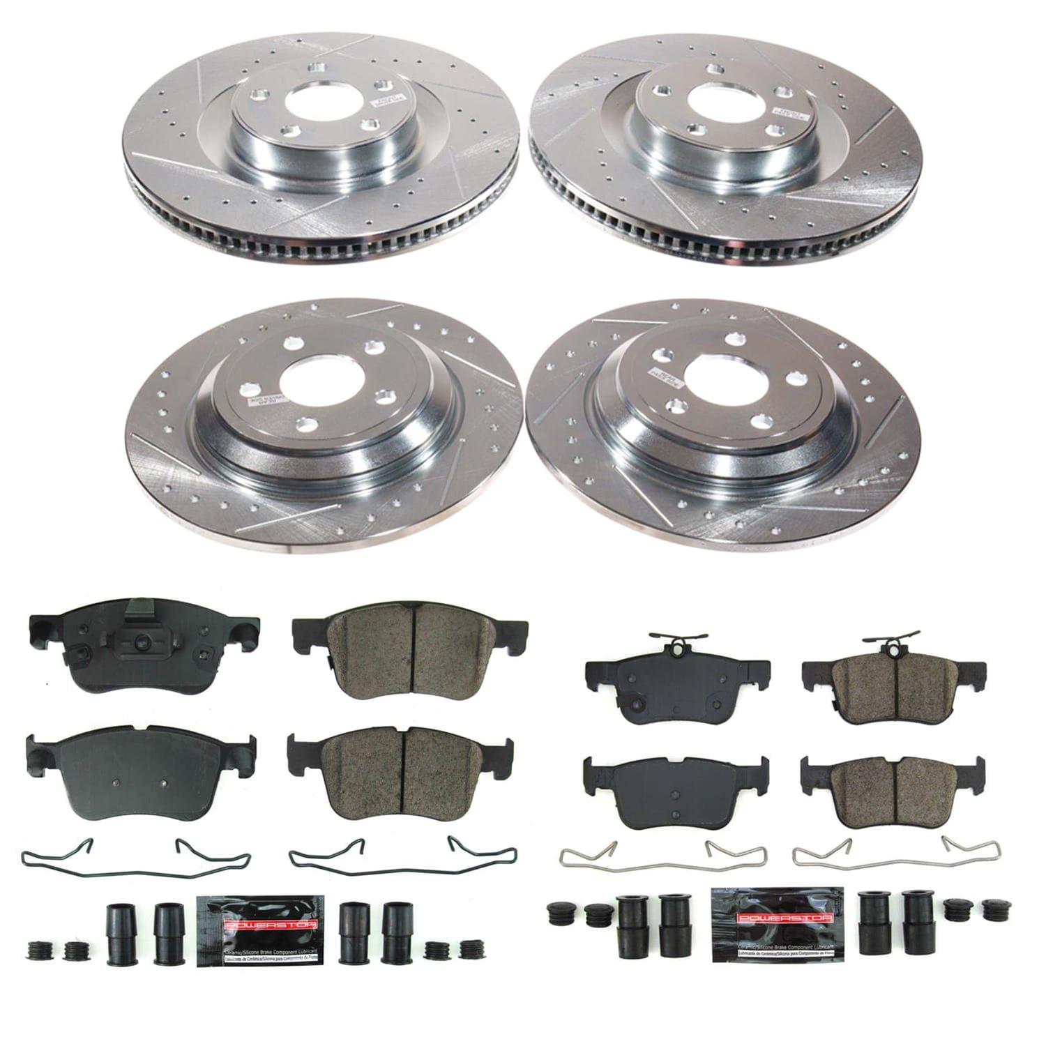 PowerStop K8940 PowerStop Z23 Evolution Sport Brake Upgrade Kits - Zander Auto Parts